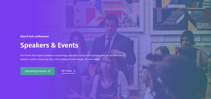 Speakers and Events Speakers and Events